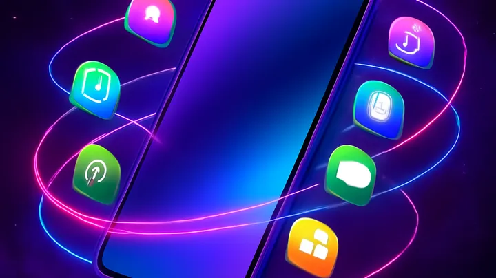 NNJILI COM - Sleek smartphone floating in space NNJILI COM Sleek smartphone floating in space