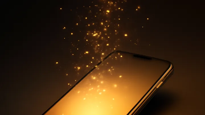 NNJILI COM - Modern phone with glowing screen NNJILI COM Modern phone with glowing screen